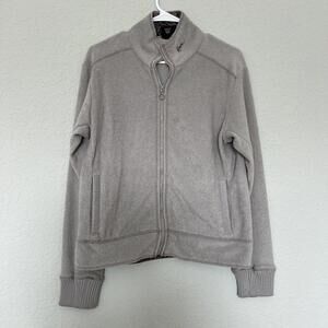 Vintage Kavu Grey Full Zip High Collar Hiking Sweater Size Large‎